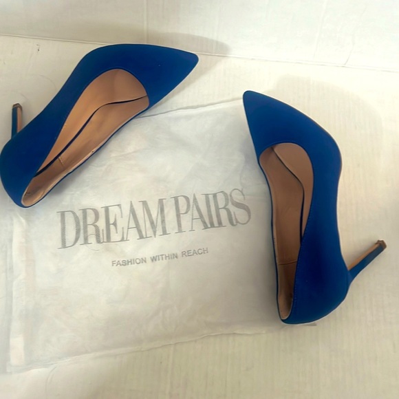 DREAM PAIRS Women's Closed Toe High Heels Dress Pointed Toe Wedding Pump Shoes - Picture 5 of 17